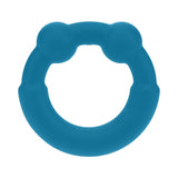 LEVELZ Metal & Silicone Cock Ring Teal
