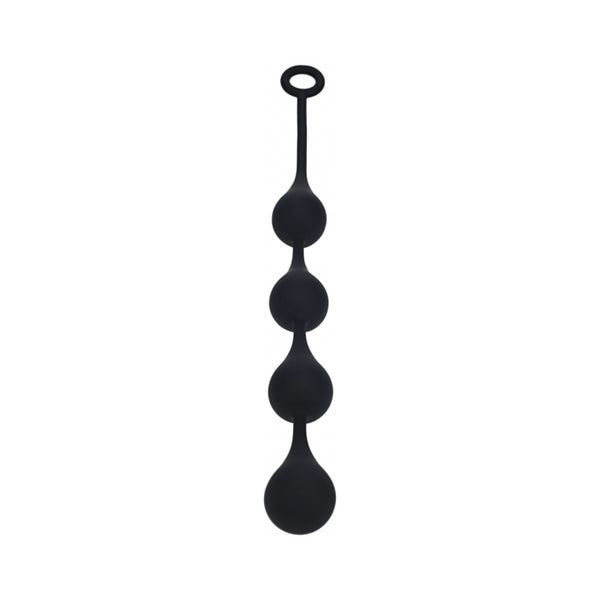 LEVELZ Waterdrop Silicone Anal Balls Large 40 mm Black
