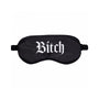 Ouch! Bitch Printed Mask Satin Black