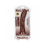 RealRock 9 in. Cock Curved Brown