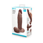 b-Vibe Slipskin Realistic Silicone Dildo 9 in. Girthy Brown