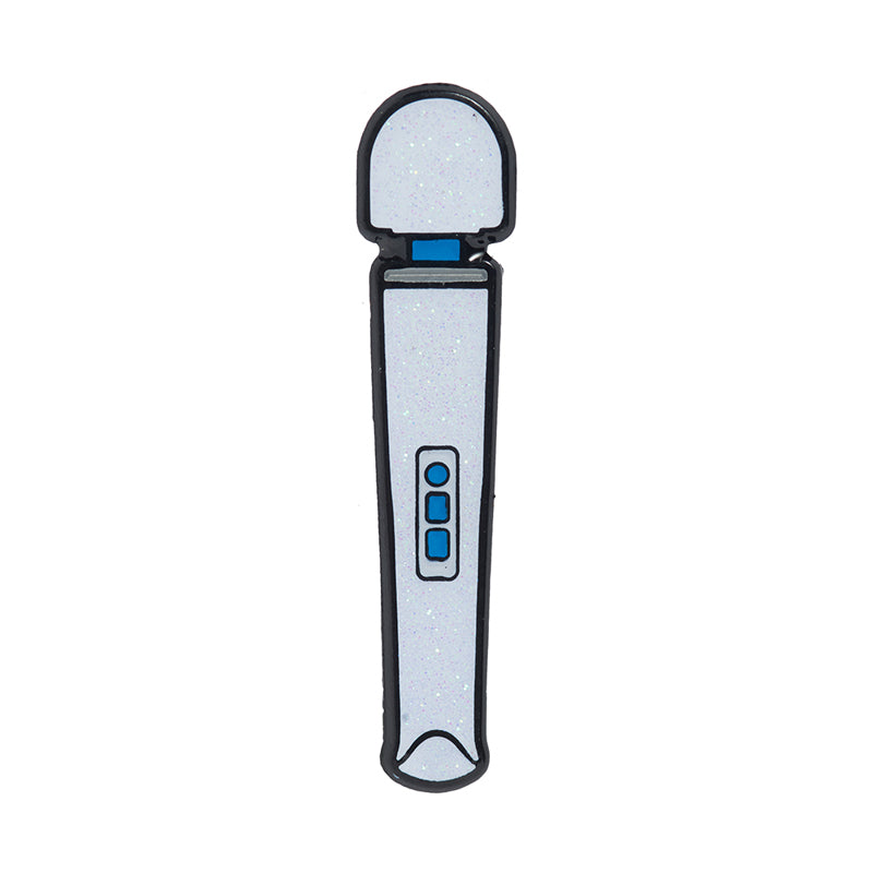 Magic Wand Rechargeable Enamel Pin