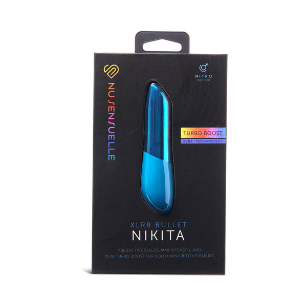 Nu Sensuelle Nikita Bullet with Nitro Motor Deep Turquoise