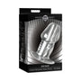 Master Series Dicked Clear Hollow Anal Plug XLarge