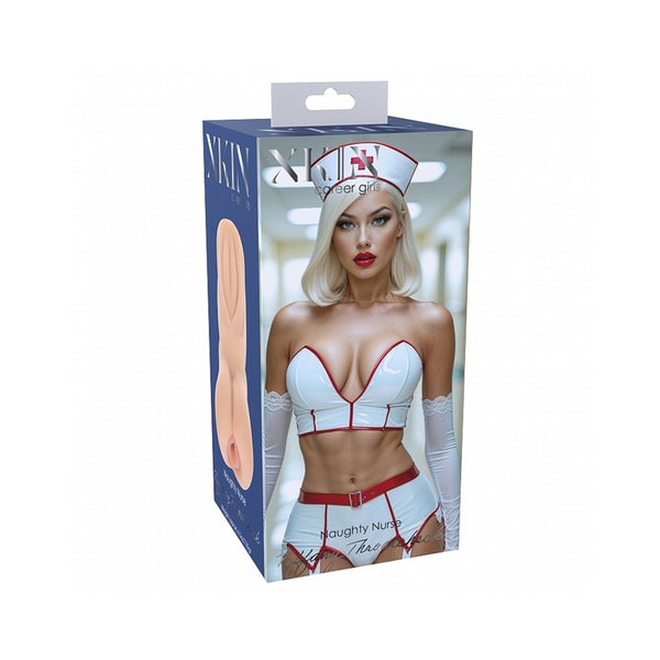 Xkin Career Girls Tiffany Throatcheck Stroker Beige