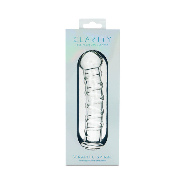 Clarity Seraphic Spiral Glass Dildo