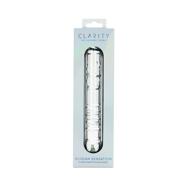 Clarity Elysian Sensation Glass Dildo