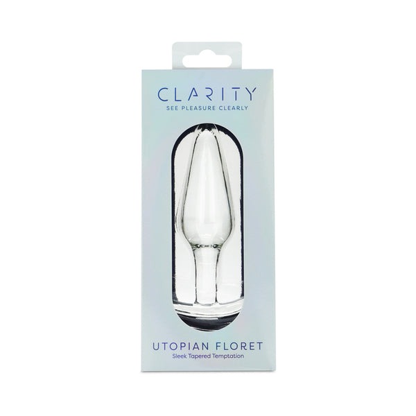 Clarity Utopian Floret Glass Plug
