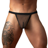Male Power Fishnet 2.0 G-String Black O/S