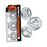 Oxballs Rimringz Multi Size 3-Pack Clear