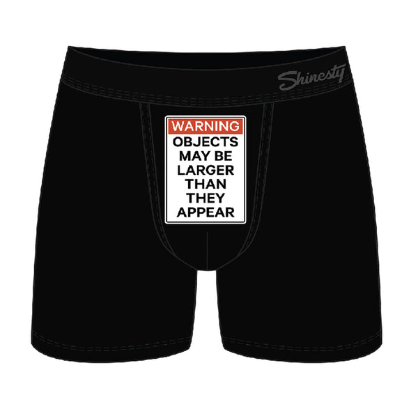 Shinesty The Rear View Size Warning Ball Hammock Pouch Underwear L