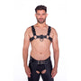 Prowler RED Bull Harness Black with Metal Fittings M