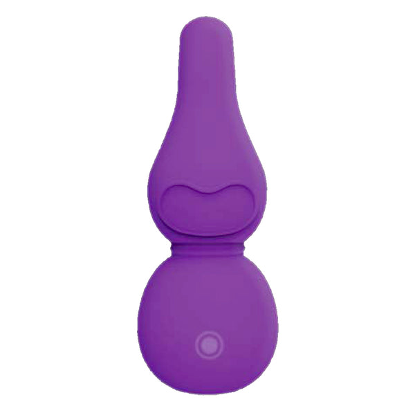 FemmeFunn Funn Buddies Stubby Massager Rechargeable Silicone Mini Vibrator Purple