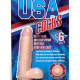 6 Inch Ultra Real Dual Layer Suction Cup Dildo - Royal Sins