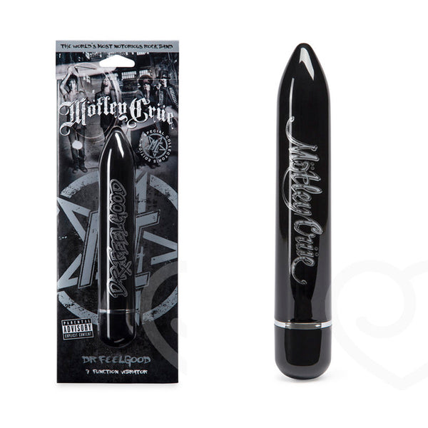 Motley Crue Design Dr Feelgood 7 Function Vibrator Black