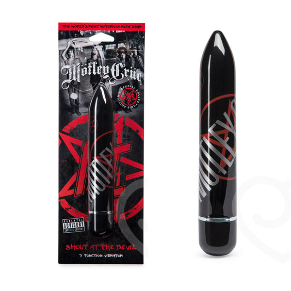 Motley Crue Design Shout at the Devil 7 Function Vibrator Black
