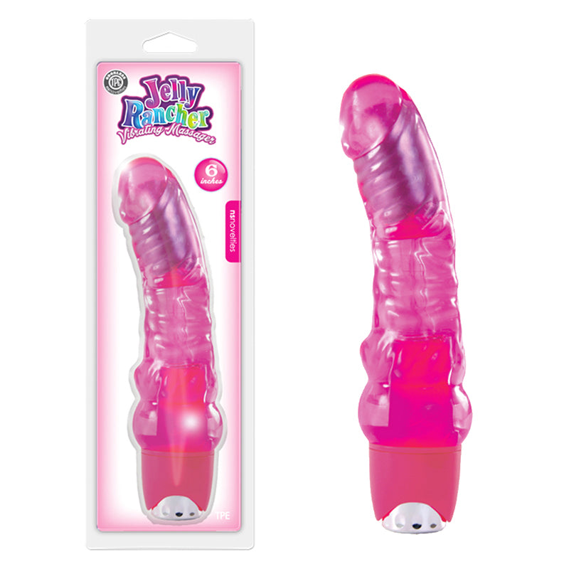 Jelly Rancher 6 in. Vibrating Massager Pink