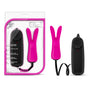 Blush Luxe Rabbit Teaser Remote-Controlled Silicone Mini Vibrator Fuchsia