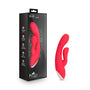 Blush Hop Trix Rechargeable Silicone Dual Stimulation G-Spot Vibrator Cerise