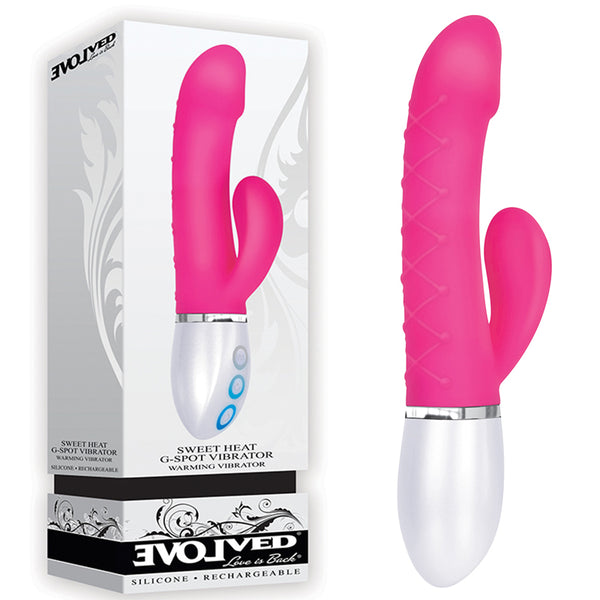 Evolved Sweet Heat G-Spot Warming Vibrator 8 Function Waterproof