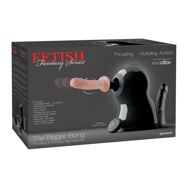 Pipedream Fetish Fantasy Series 7-Piece The Bigger Bang Thrusting & Rotating Sex Machine Kit