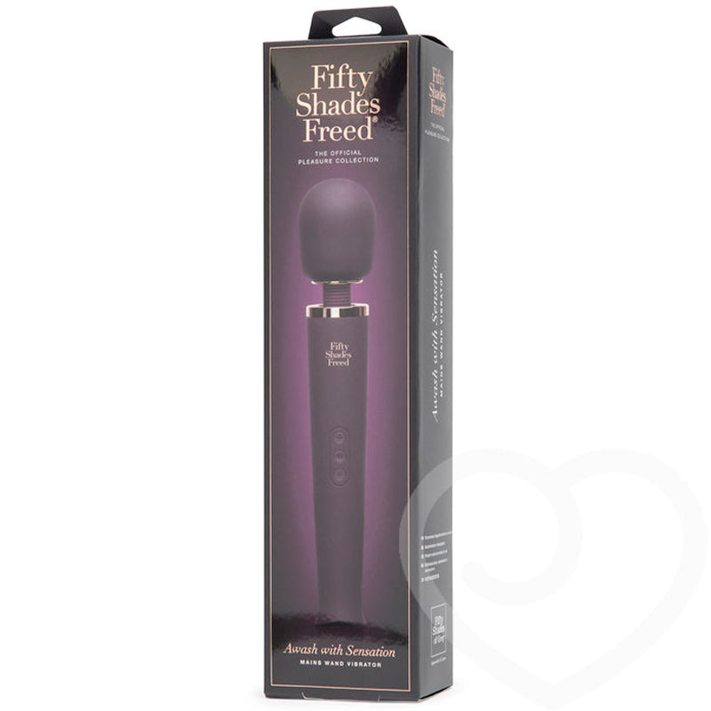 Fifty Shades Freed Awash with Sensation Mains Wand Vibrator USA