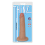 Curve Toys Thinz 6 in. Slim Dildo with Suction Cup Beige