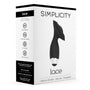 Simplicity Lace Rechargeable - Clitoral Vibrator - Silicone - 10 Speed - Black