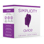 Simplicity Avice Bullet Vibrator - Silicone - 10 Speed - Purple