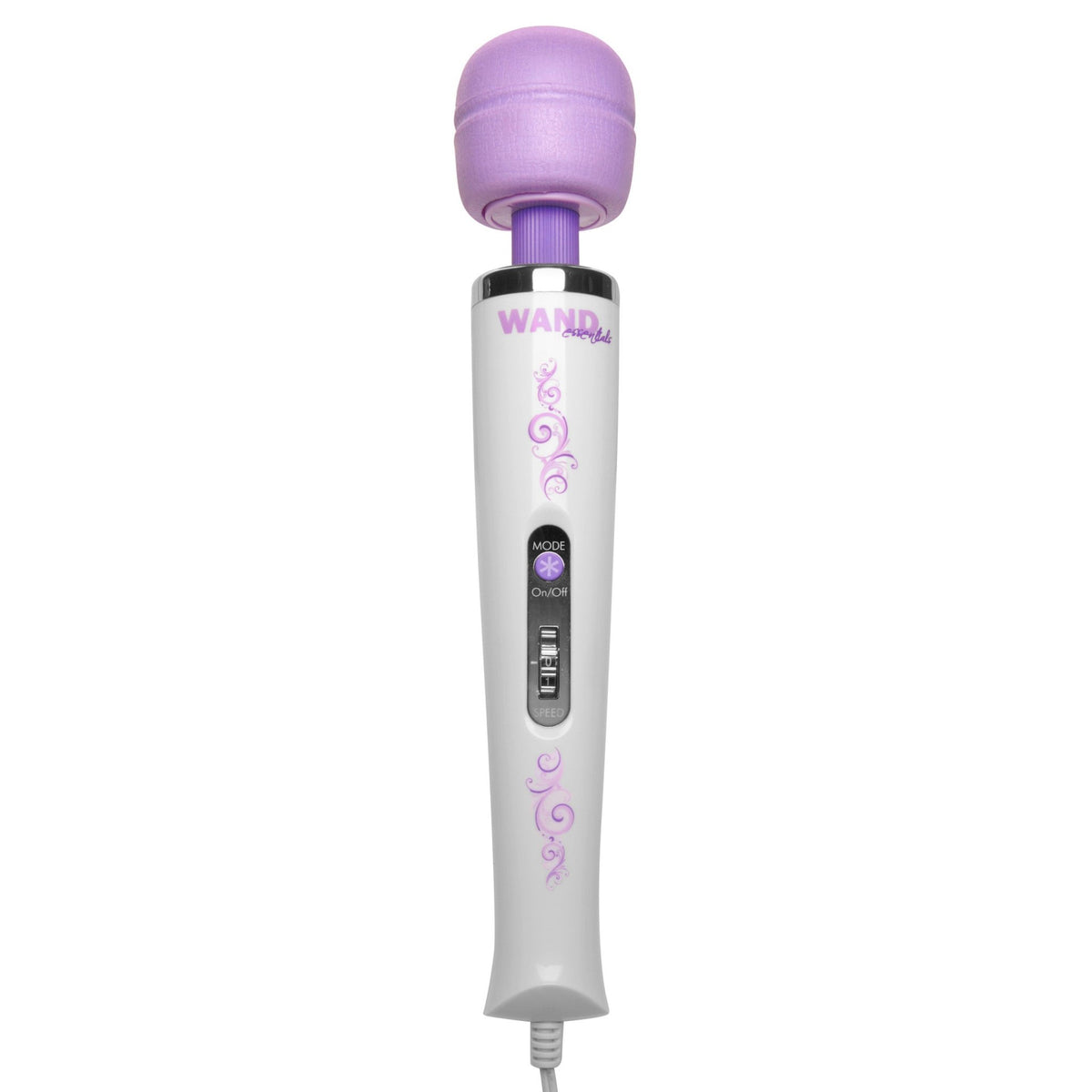 64 Mode Wand Vibrator with Flutter Tip Attachment Kit - Royal Sins