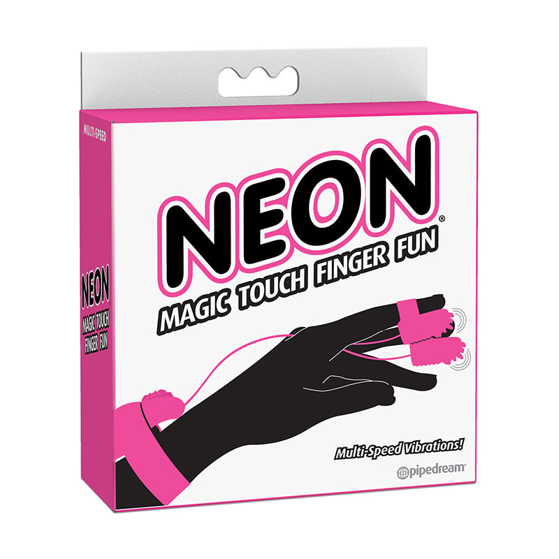 Pipedream Neon Magic Touch Finger Fun Remote-Controlled Vibrator Pink