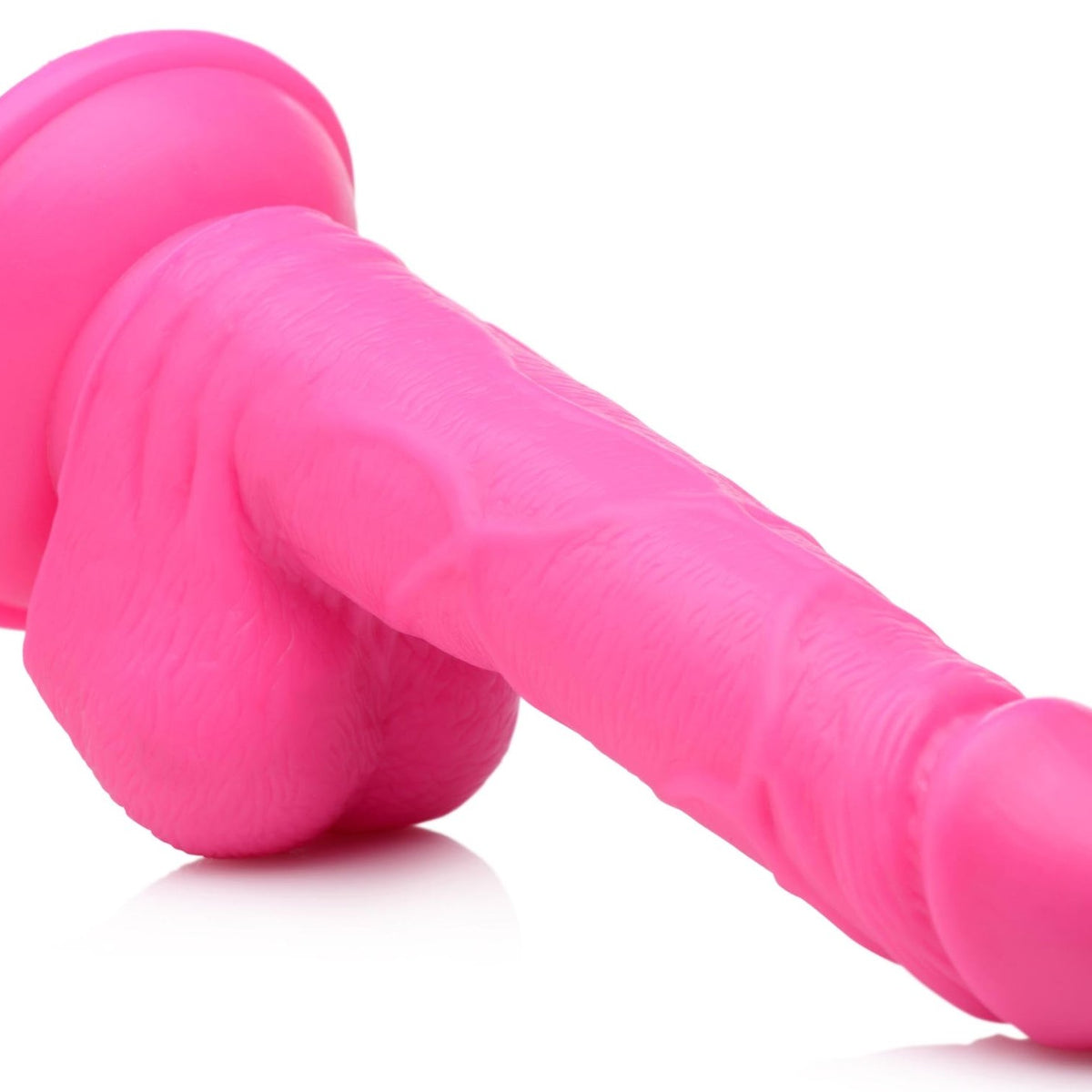 6.5 Inch Dildo with Balls - Pink - Royal Sins