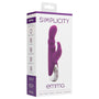Simplicity EMMA dual motor rabbit vibrator - Purple