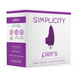 Simplicity PIERS Finger vibrator - Purple