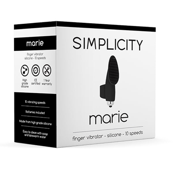 Simplicity MARIE Finger vibrator - Black