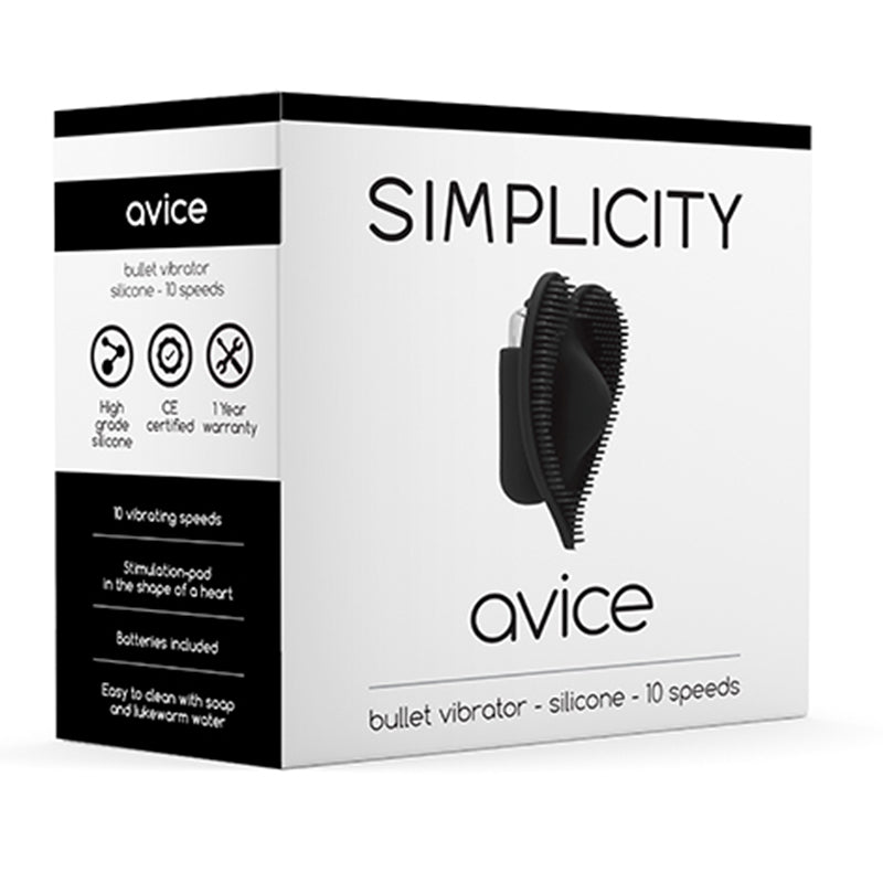 Simplicity AVICE Bullet vibrator - Black