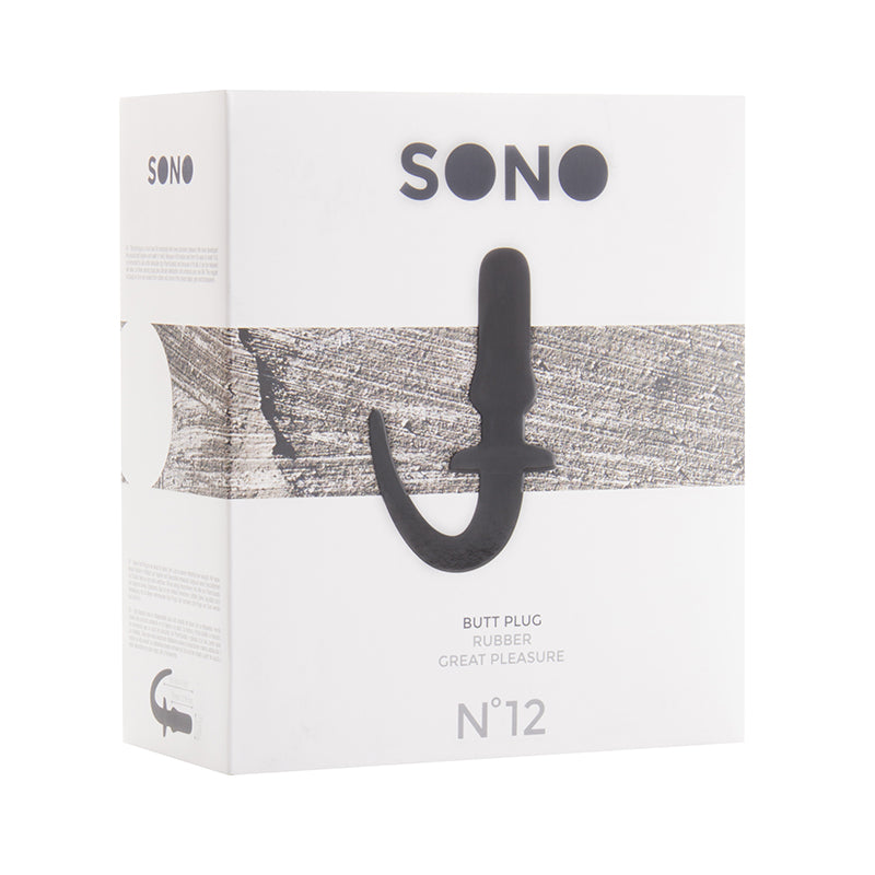 Sono No.12 - Butt Plug - 4 Inch - Black