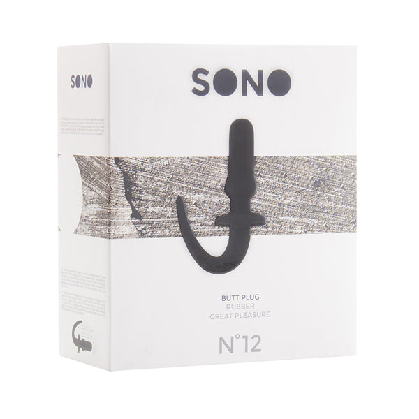 Sono No.12 - Butt Plug - 4 Inch - Black