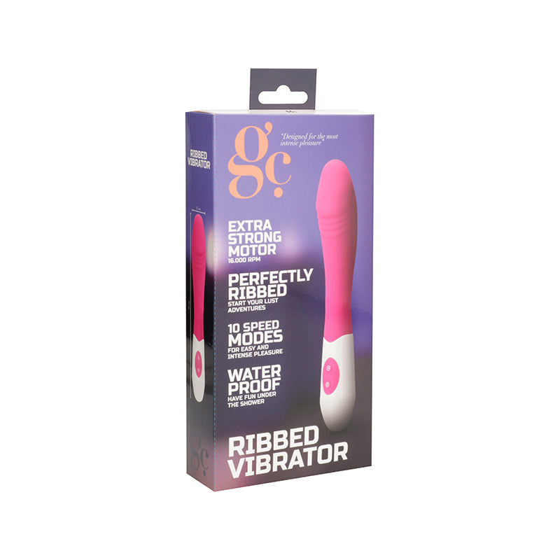 GC Ribbed Vibrator - Pink