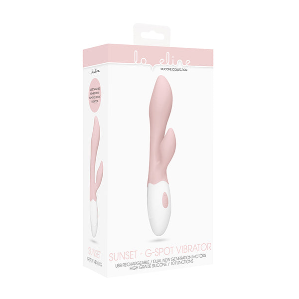 Loveline - Clit Stimulating Vibrator - Sunset - Baby Pink