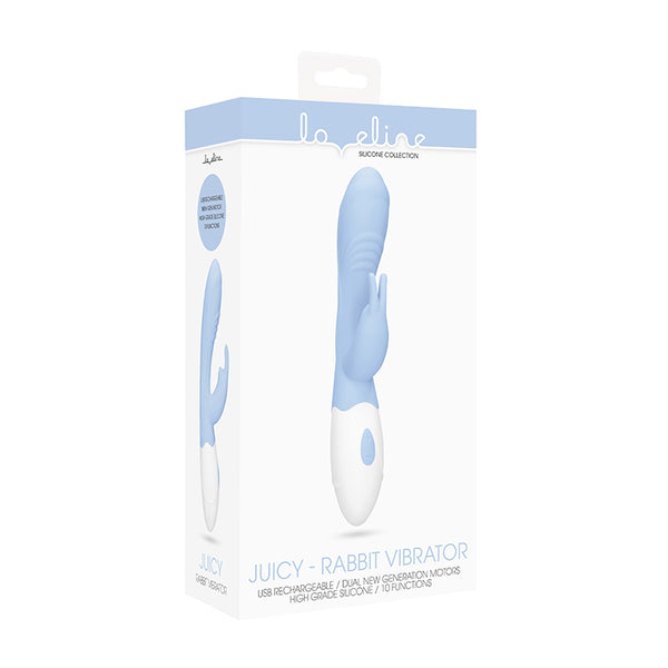 Loveline - Rabbit Vibrator - Juicy - Sky Blue