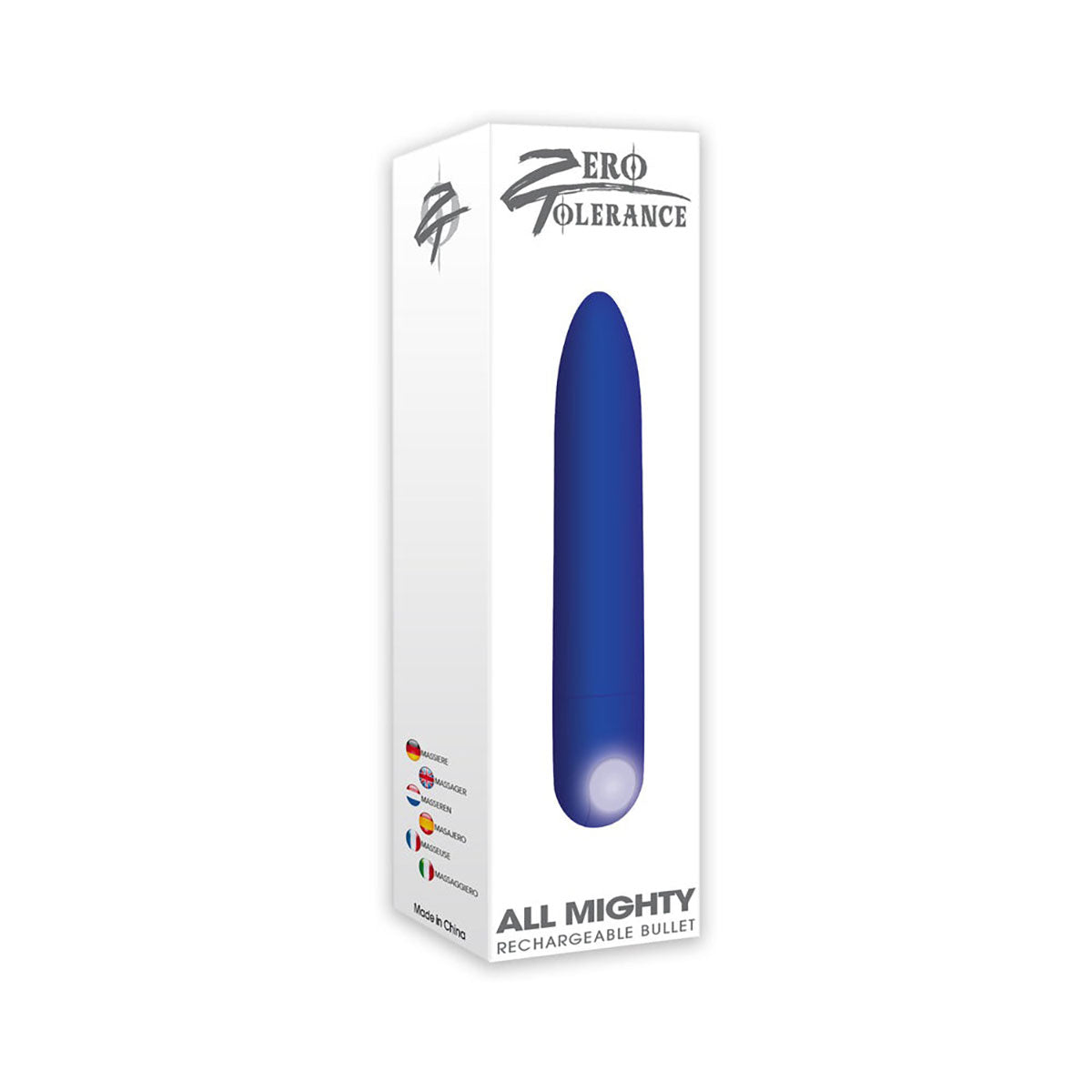 ZT All Mighty Bullet Vibrator Blue