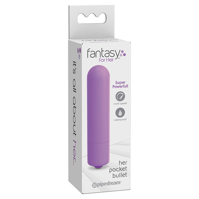 Pipedream Fantasy For Her Her?Pocket Bullet Multi-Speed Vibrator Purple