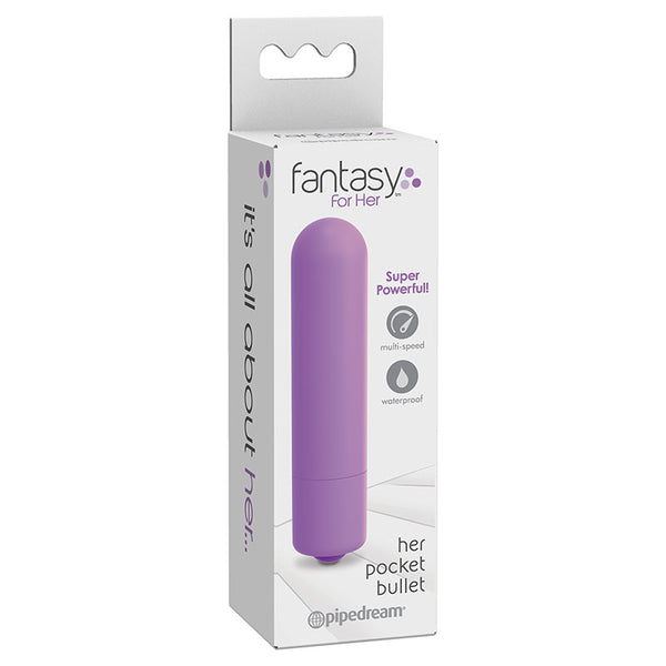 Pipedream Fantasy For Her Her?Pocket Bullet Multi-Speed Vibrator Purple