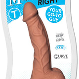 7 inch Mister Right Dildo - Tan - Royal Sins