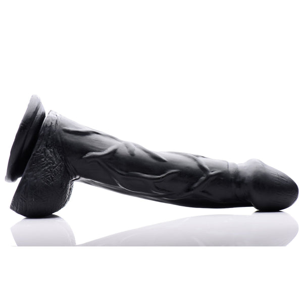 7 Inch Realistic Suction Cup Dildo - Black - Royal Sins