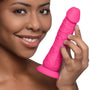 7 Inch Silicone Dildo - Cherry - Royal Sins