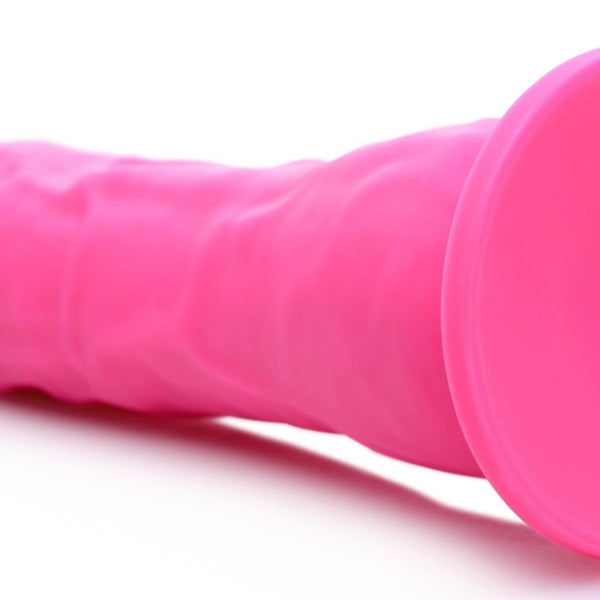 7 Inch Silicone Dildo - Cherry - Royal Sins