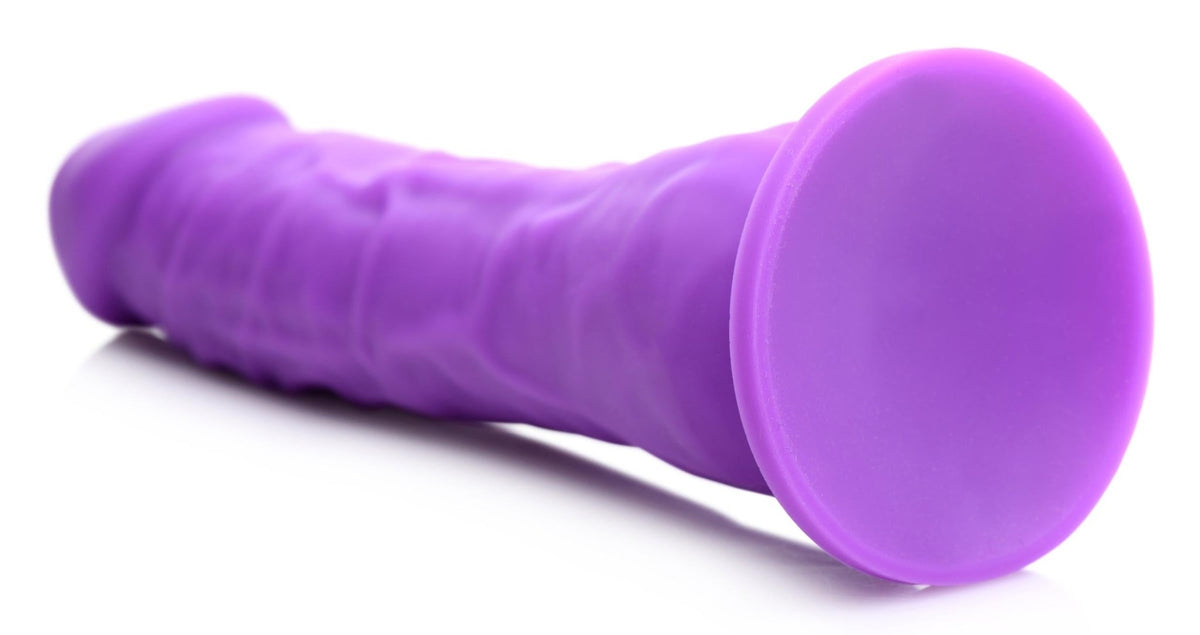 7 Inch Silicone Dildo - Grape - Royal Sins