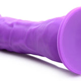 7 Inch Silicone Dildo - Grape - Royal Sins